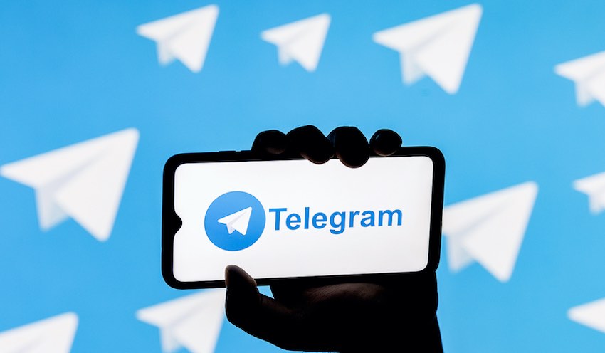 Telegram group sharing